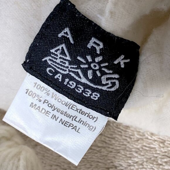 5/$25 Ark Wool Fleece Lined Sheep Toque Beanie With Ear Flaps - Picture 9 of 12
